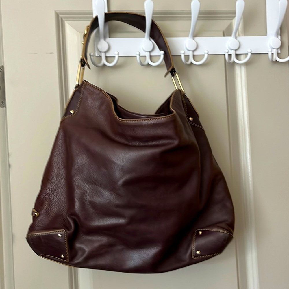 Cole Haan Hobo Bag - Burgandy/Brown